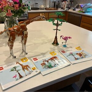 LEGO Creator 3 in 1 Wild Safari Animals - Giraffe, Gazelle and Lion